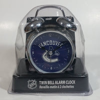 Vancouver Canucks NHL Ice Hockey Team Twin Bell Alarm Clock New In Package