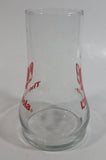 Vintage 1980s 7-Up The Uncola Soda Pop Beverage Upside Down Unique Clear Glass Drinking Cup Collectible