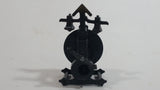 Miniature Weighted English Clock Metal Pencil Sharpener Doll House Furniture Size Adjustable