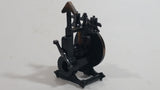 Miniature Weighted English Clock Metal Pencil Sharpener Doll House Furniture Size Adjustable