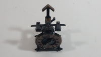 Miniature Weighted English Clock Metal Pencil Sharpener Doll House Furniture Size Adjustable