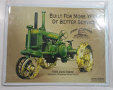 John Deere 1933 General Purpose Wide Tread "Built For More Years Of Better Service!" 12 1/2" x 16" Tin Metal Sign Farming Collectible