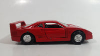 Unknown Brand WL9815 Ferrari F40 Red Pullback Motorized Friction Die Cast Toy Luxury Sports Car Vehicle