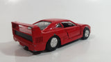 Unknown Brand WL9815 Ferrari F40 Red Pullback Motorized Friction Die Cast Toy Luxury Sports Car Vehicle