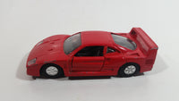 Unknown Brand WL9815 Ferrari F40 Red Pullback Motorized Friction Die Cast Toy Luxury Sports Car Vehicle