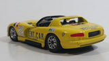 Burago Dodge Viper RT/10 Yellow Rent A Car 1/43 Scale Die Cast Toy #2 Lemans Race Car Vehicle