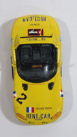 Burago Dodge Viper RT/10 Yellow Rent A Car 1/43 Scale Die Cast Toy #2 Lemans Race Car Vehicle