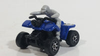 2007 Matchbox 4 Wheels Quad Royal Blue Die Cast Toy ATV All Terrain Vehicle