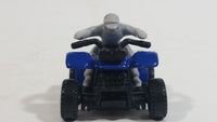 2007 Matchbox 4 Wheels Quad Royal Blue Die Cast Toy ATV All Terrain Vehicle