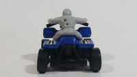 2007 Matchbox 4 Wheels Quad Royal Blue Die Cast Toy ATV All Terrain Vehicle