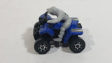 2007 Matchbox 4 Wheels Quad Royal Blue Die Cast Toy ATV All Terrain Vehicle