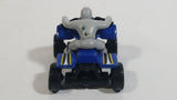 2007 Matchbox 4 Wheels Quad Royal Blue Die Cast Toy ATV All Terrain Vehicle