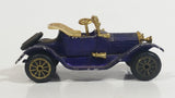 Vintage TinToys W.T. 233 Cadillac Dark Purple Die Cast Antique Car Vehicle - Hong Kong