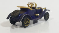 Vintage TinToys W.T. 233 Cadillac Dark Purple Die Cast Antique Car Vehicle - Hong Kong