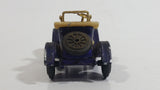 Vintage TinToys W.T. 233 Cadillac Dark Purple Die Cast Antique Car Vehicle - Hong Kong