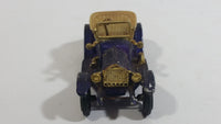 Vintage TinToys W.T. 233 Cadillac Dark Purple Die Cast Antique Car Vehicle - Hong Kong