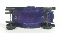 Vintage TinToys W.T. 233 Cadillac Dark Purple Die Cast Antique Car Vehicle - Hong Kong