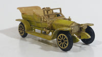 Vintage TinToys W.T. 231 Rolls Royce Silver Ghost Gold Die Cast Antique Car Vehicle - Hong Kong