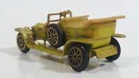 Vintage TinToys W.T. 231 Rolls Royce Silver Ghost Gold Die Cast Antique Car Vehicle - Hong Kong