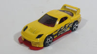 2013 Hot Wheels Police Pursuit 24 / Seven Yellow Die Cast Toy Car Vehicle