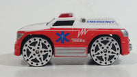 Maisto Tonka Hasbro Rescue Emergency Ambulance White and Orange Die Cast Toy Car Vehicle