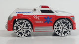 Maisto Tonka Hasbro Rescue Emergency Ambulance White and Orange Die Cast Toy Car Vehicle