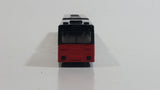 SIKU Park & Ride Articulated Hinged Bus Black and Red Die Cast Toy Public Transit Vehicle