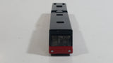 SIKU Park & Ride Articulated Hinged Bus Black and Red Die Cast Toy Public Transit Vehicle