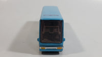 Unknown Brand Korean Airline KAL Limousine Double Decker Airport Bus Sky Blue Die Cast Toy Public Transit Vehicle