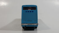 Unknown Brand Korean Airline KAL Limousine Double Decker Airport Bus Sky Blue Die Cast Toy Public Transit Vehicle