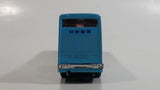 Unknown Brand Korean Airline KAL Limousine Double Decker Airport Bus Sky Blue Die Cast Toy Public Transit Vehicle