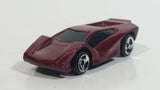 1999 Hot Wheels Maximizer Dark Red Die Cast Toy Car - McDonald's Happy Meal 10/16