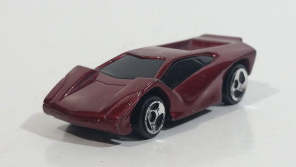 1999 Hot Wheels Maximizer Dark Red Die Cast Toy Car - McDonald's Happy Meal 10/16