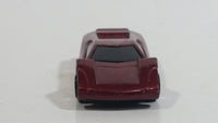 1999 Hot Wheels Maximizer Dark Red Die Cast Toy Car - McDonald's Happy Meal 10/16