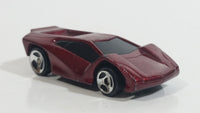 1999 Hot Wheels Maximizer Dark Red Die Cast Toy Car - McDonald's Happy Meal 10/16