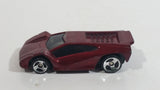 1999 Hot Wheels Maximizer Dark Red Die Cast Toy Car - McDonald's Happy Meal 10/16