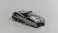 1994 Hot Wheels Shadow Jet II Chrome Die Cast Toy Car Vehicle