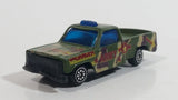 Unknown Brand Danger Rescue Army Truck #13 Army Green Camouflage Die Cast Toy Military Car Vehicle