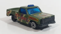 Unknown Brand Danger Rescue Army Truck #13 Army Green Camouflage Die Cast Toy Military Car Vehicle