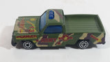 Unknown Brand Danger Rescue Army Truck #13 Army Green Camouflage Die Cast Toy Military Car Vehicle