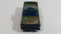 Unknown Brand Danger Rescue Army Truck #13 Army Green Camouflage Die Cast Toy Military Car Vehicle