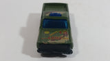 Unknown Brand Danger Rescue Army Truck #13 Army Green Camouflage Die Cast Toy Military Car Vehicle