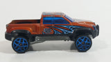 2004 Hot Wheels Scrapheads Mega Duty Truck Burnt Orange Die Cast Toy Car Vehicle