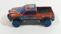 2004 Hot Wheels Scrapheads Mega Duty Truck Burnt Orange Die Cast Toy Car Vehicle