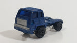 Unknown Brand Semi Tractor Truck Rig Dark Blue Die Cast Toy Car Vehicle