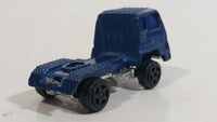 Unknown Brand Semi Tractor Truck Rig Dark Blue Die Cast Toy Car Vehicle