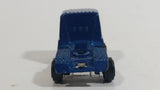 Unknown Brand Semi Tractor Truck Rig Dark Blue Die Cast Toy Car Vehicle