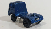 Unknown Brand Semi Tractor Truck Rig Dark Blue Die Cast Toy Car Vehicle