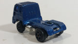 Unknown Brand Semi Tractor Truck Rig Dark Blue Die Cast Toy Car Vehicle