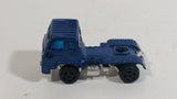 Unknown Brand Semi Tractor Truck Rig Dark Blue Die Cast Toy Car Vehicle